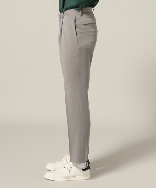 EDIFICE（エディフィス）の「LA BOUCLE ドライツイル マーベルト 1タックトラウザー（スラックス・メンズ・ブラック/チャコールグレー・44/46/48）」の8枚目の写真