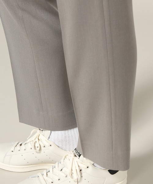 EDIFICE（エディフィス）の「LA BOUCLE ドライツイル マーベルト 1タックトラウザー（スラックス・メンズ・ブラック/チャコールグレー・44/46/48）」の9枚目の写真