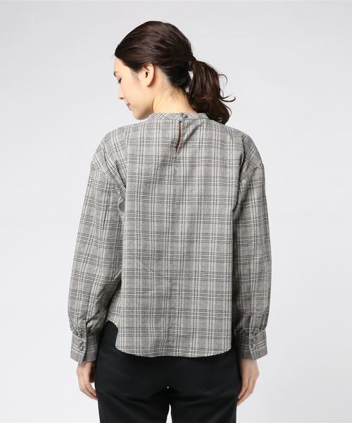 LBC（エルビーシー）の「チェックハイネックブラウス（シャツ/ブラウス・レディース・ブラック/ブラウン/その他35・M/L）」の11枚目の写真