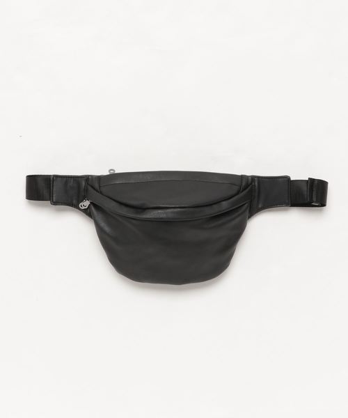 WEGO（ウィゴー）の「WEGO/フェイクレザーウエストバッグ（ボディバッグ/ウエストポーチ・メンズ・ブラック/グレー・FREE）」の4枚目の写真