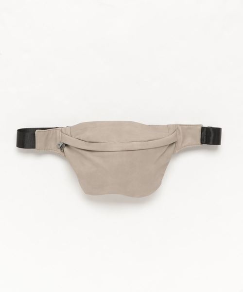 WEGO（ウィゴー）の「WEGO/フェイクレザーウエストバッグ（ボディバッグ/ウエストポーチ・メンズ・ブラック/グレー・FREE）」の5枚目の写真