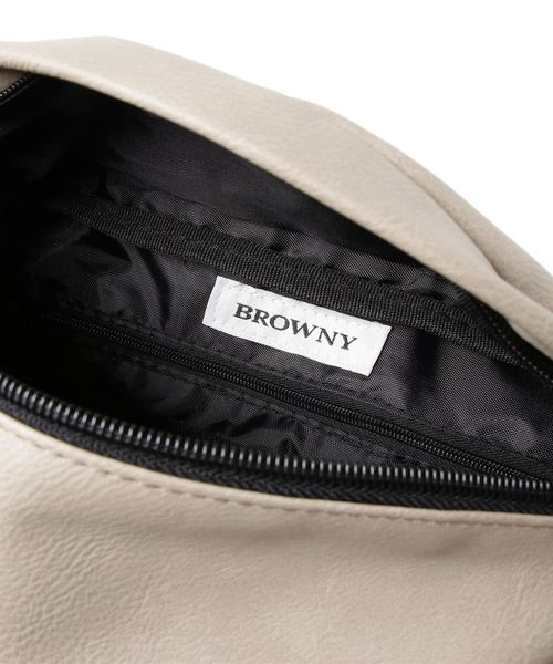 WEGO（ウィゴー）の「WEGO/フェイクレザーウエストバッグ（ボディバッグ/ウエストポーチ・メンズ・ブラック/グレー・FREE）」の8枚目の写真