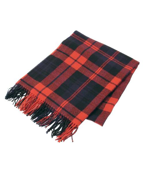 titivate(ティティベイト)の「チェック大判ストール(ストール/ショール・レディース・オレンジ/ネイビー/ブラウン/グレー/イエロー・FREE)」の5枚目の写真