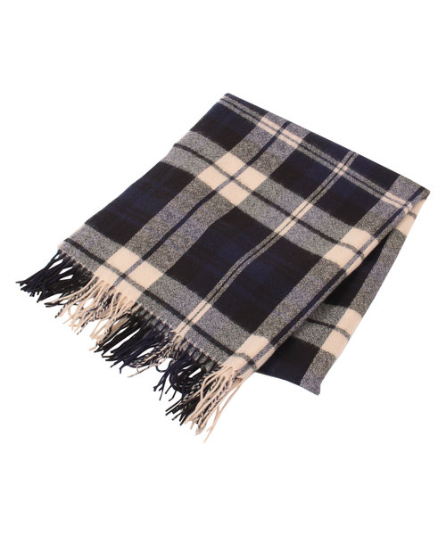 titivate(ティティベイト)の「チェック大判ストール(ストール/ショール・レディース・オレンジ/ネイビー/ブラウン/グレー/イエロー・FREE)」の9枚目の写真