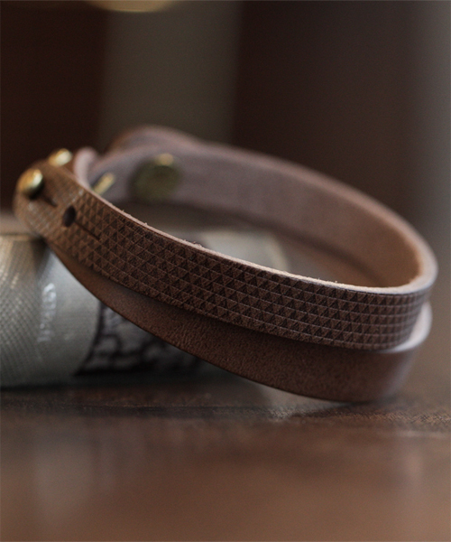 NANO universe（ナノユニバース）の「BARK TANNAGE(バークタンネイジ)/ Imagination Bracelet（ブレスレット・メンズ・イエロー/ブルー/キャメル/ワイン/ダークブラウン/ブラック・FREE）」の3枚目の写真