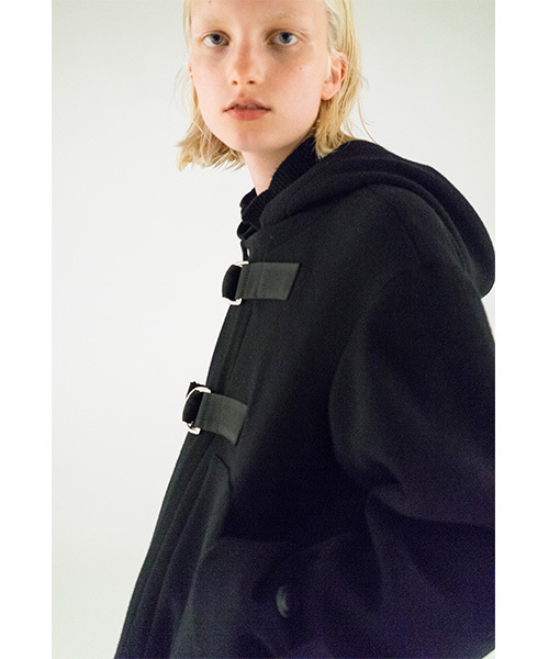zucca ズッカ ツイルメルトン ショートダッフルコート M