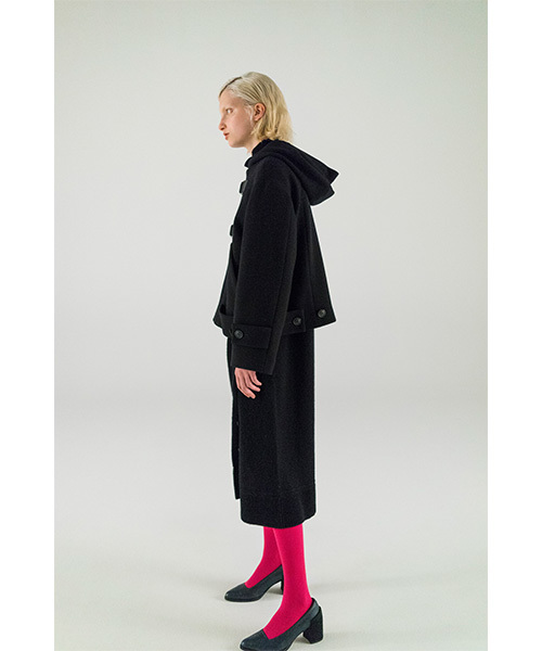 ZUCCa ニットドッキングロングジャケット 美品 zucca ズッカ ソフトバルキーロングカーディガン ニット