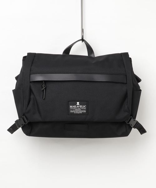 MAKAVELIC（マキャベリック）の「【62】【it】【MAKAVELIC】CHASE CYCLIST MESSENGER BAG（メッセンジャーバッグ・レディース・ブラック/ダークグレー/ダークネイビー・FREE）」の3枚目の写真