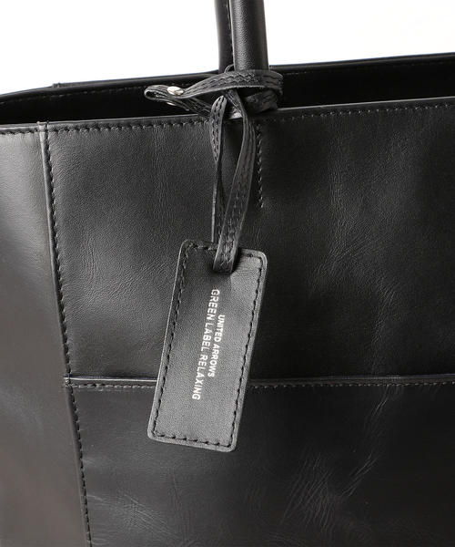 green label relaxing(グリーンレーベルリラクシング)の「SC GLR レザー トートバッグ M(トートバッグ・メンズ・ベージュ/ロイヤルブルー/ブラック・FREE)」の9枚目の写真
