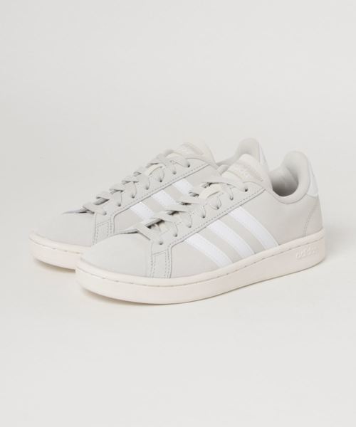 韓国限定 新作 ADIDAS GRANDCOURT MULE ベージュ 24.5 韓国限定】24.5cmアディダスGRAND COURT MULEベージュ - メルカリ