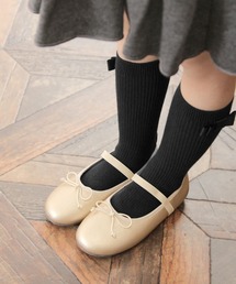 SOROTTO | キッズ バレエシューズ 16-18cm ゴムバンド付き (KIDS)(バレエシューズ)