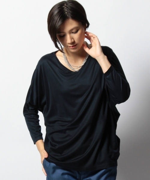 UNITED ARROWS（ユナイテッドアローズ）の「UA/AP TE/CU ドルマン カットソー（Tシャツ/カットソー・レディース・ブラウン/オリーブ/コバルトブルー/ロイヤルブルー/ネイビー・フリー）」の3枚目の写真