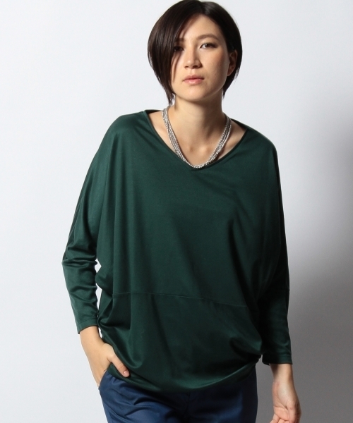 UNITED ARROWS（ユナイテッドアローズ）の「UA/AP TE/CU ドルマン カットソー（Tシャツ/カットソー・レディース・ブラウン/オリーブ/コバルトブルー/ロイヤルブルー/ネイビー・フリー）」の2枚目の写真