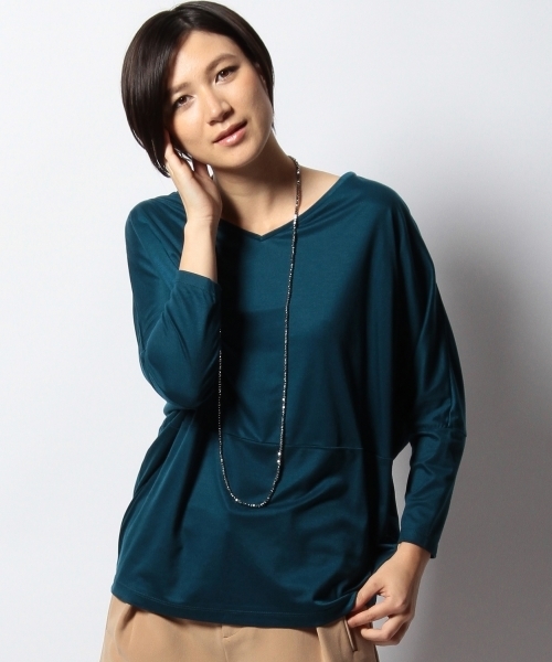 UNITED ARROWS（ユナイテッドアローズ）の「UA/AP TE/CU ドルマン カットソー（Tシャツ/カットソー・レディース・ブラウン/オリーブ/コバルトブルー/ロイヤルブルー/ネイビー・フリー）」の4枚目の写真