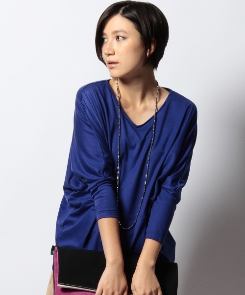 UNITED ARROWS（ユナイテッドアローズ）の「UA/AP TE/CU ドルマン カットソー（Tシャツ/カットソー・レディース・ブラウン/オリーブ/コバルトブルー/ロイヤルブルー/ネイビー・フリー）」の5枚目の写真