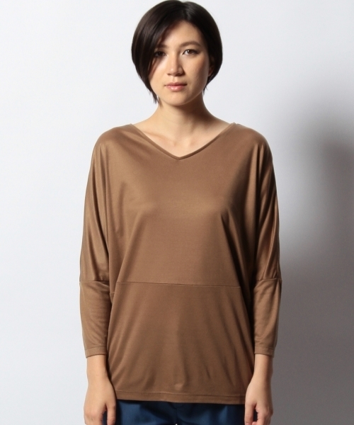 UNITED ARROWS（ユナイテッドアローズ）の「UA/AP TE/CU ドルマン カットソー（Tシャツ/カットソー・レディース・ブラウン/オリーブ/コバルトブルー/ロイヤルブルー/ネイビー・フリー）」の6枚目の写真