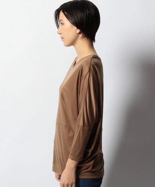 UNITED ARROWS（ユナイテッドアローズ）の「UA/AP TE/CU ドルマン カットソー（Tシャツ/カットソー・レディース・ブラウン/オリーブ/コバルトブルー/ロイヤルブルー/ネイビー・フリー）」の7枚目の写真