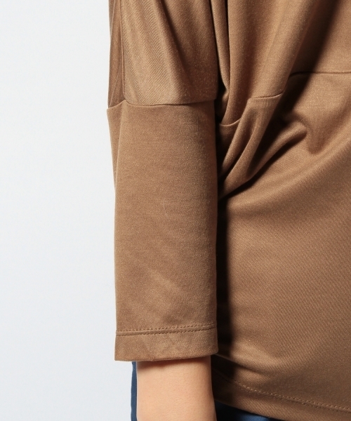 UNITED ARROWS（ユナイテッドアローズ）の「UA/AP TE/CU ドルマン カットソー（Tシャツ/カットソー・レディース・ブラウン/オリーブ/コバルトブルー/ロイヤルブルー/ネイビー・フリー）」の12枚目の写真