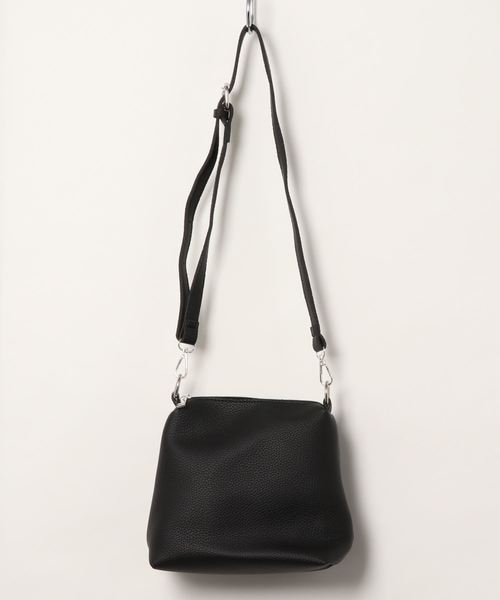 KOBE LETTUCE（コウベレタス）の「2種ベルト付き＆ポーチ付き3WAYハンドルバッグ（ハンドバッグ・レディース・ブラック/グレー/キャメル・FREE）」の12枚目の写真