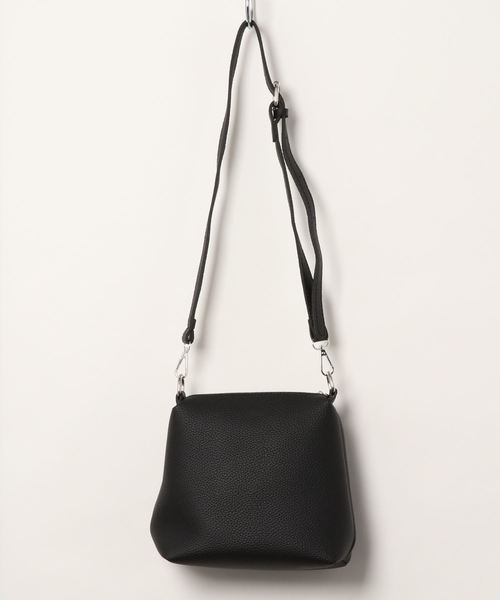 KOBE LETTUCE（コウベレタス）の「2種ベルト付き＆ポーチ付き3WAYハンドルバッグ（ハンドバッグ・レディース・ブラック/グレー/キャメル・FREE）」の7枚目の写真