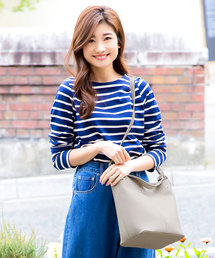 KOBE LETTUCE | 2種ベルト付き＆ポーチ付き3WAYハンドルバッグ(ハンドバッグ)