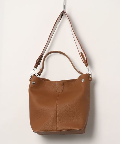 KOBE LETTUCE（コウベレタス）の「2種ベルト付き＆ポーチ付き3WAYハンドルバッグ（ハンドバッグ・レディース・ブラック/グレー/キャメル・FREE）」の17枚目の写真