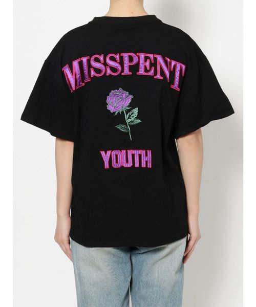 jouetie（ジュエティ）の「サテンBIGロゴT（Tシャツ/カットソー・レディース・オフホワイト/ブラック/オレンジ・MEDIUM）」の11枚目の写真