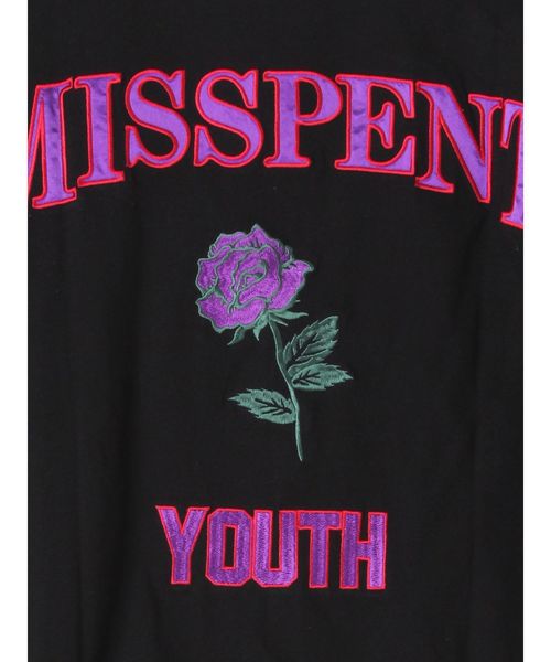 jouetie（ジュエティ）の「サテンBIGロゴT（Tシャツ/カットソー・レディース・オフホワイト/ブラック/オレンジ・MEDIUM）」の5枚目の写真