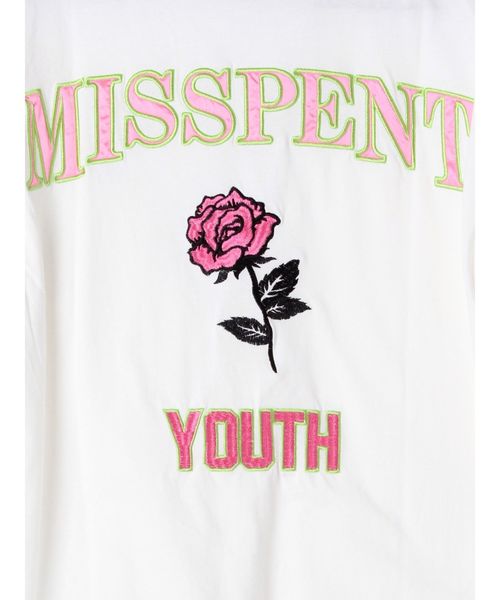 jouetie（ジュエティ）の「サテンBIGロゴT（Tシャツ/カットソー・レディース・オフホワイト/ブラック/オレンジ・MEDIUM）」の12枚目の写真