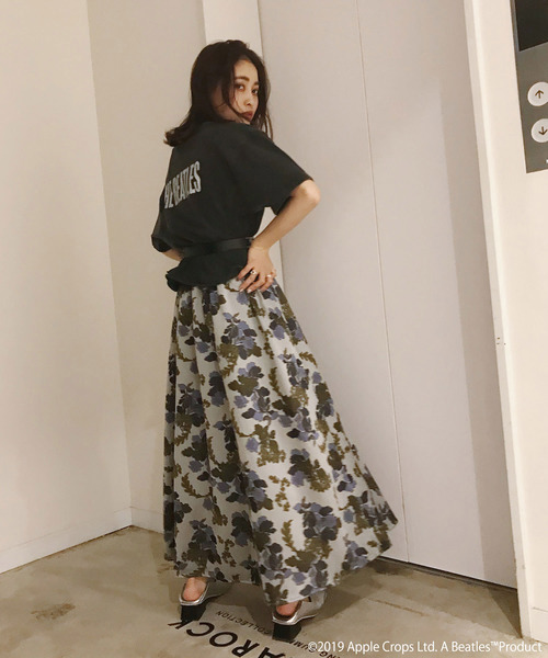 Ameri（アメリ）の「THE BEATLES CUT OFF TEE（Tシャツ/カットソー・レディース・ホワイト/スミクロ・FREE）」の4枚目の写真