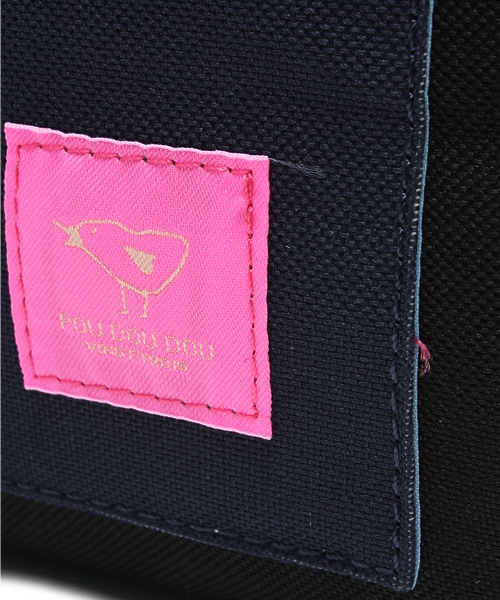 POU DOU DOU（プードゥドゥ）の「ナイロンにゃんこプリントメッセンジャーL（メッセンジャーバッグ・レディース・ブラック・F）」の12枚目の写真