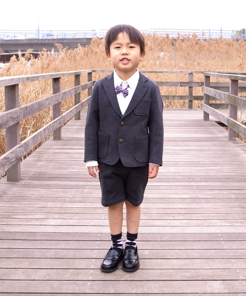 B:MING by BEAMS（ビーミングバイビームス）の「＜VERY5月号 別冊ちびVERY掲載＞ビーミング by ビームス / OXクレリック ボタンダウンシャツ＜ボウタイ付き＞（シャツ/ブラウス・キッズ・ホワイト/サックスブルー・90/110/130/80/120/100）」の9枚目の写真