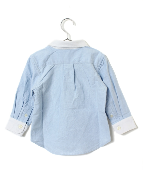 B:MING by BEAMS（ビーミングバイビームス）の「＜VERY5月号 別冊ちびVERY掲載＞ビーミング by ビームス / OXクレリック ボタンダウンシャツ＜ボウタイ付き＞（シャツ/ブラウス・キッズ・ホワイト/サックスブルー・90/110/130/80/120/100）」の3枚目の写真
