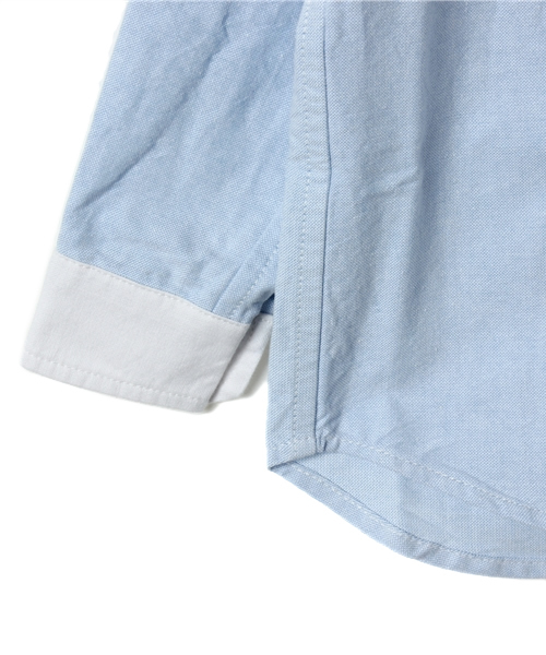 B:MING by BEAMS（ビーミングバイビームス）の「＜VERY5月号 別冊ちびVERY掲載＞ビーミング by ビームス / OXクレリック ボタンダウンシャツ＜ボウタイ付き＞（シャツ/ブラウス・キッズ・ホワイト/サックスブルー・90/110/130/80/120/100）」の6枚目の写真