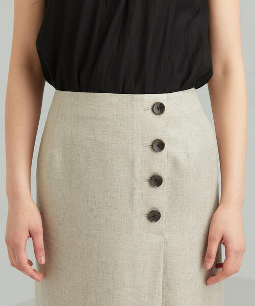 グリーンレーベルリラクシング　ベージュスカートスーツ ユナイテッドアローズ グリーンレーベル リラクシングのスカート
