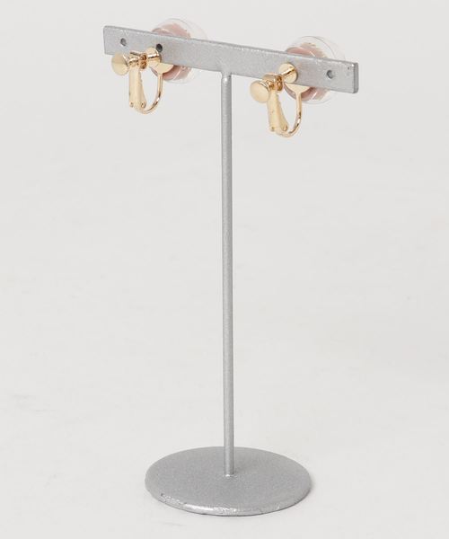 カヤ（カヤ）の「【カヤ】色かすみイヤリング（イヤリング・レディース・ネイビー/グレー/レッド/ピンク/ターコイズブルー/イエロー・FREE）」の7枚目の写真