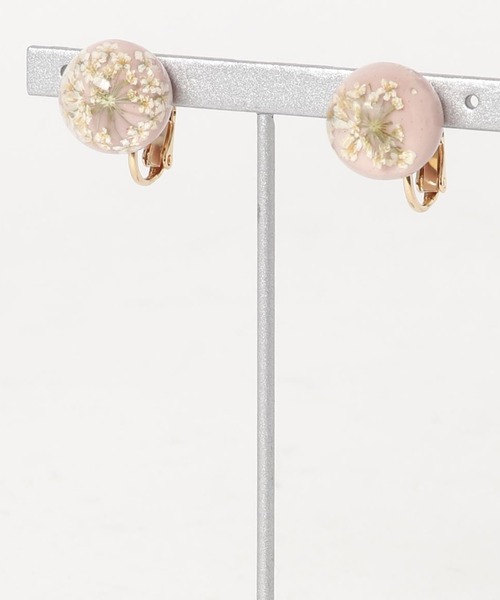 カヤ（カヤ）の「【カヤ】色かすみイヤリング（イヤリング・レディース・ネイビー/グレー/レッド/ピンク/ターコイズブルー/イエロー・FREE）」の5枚目の写真