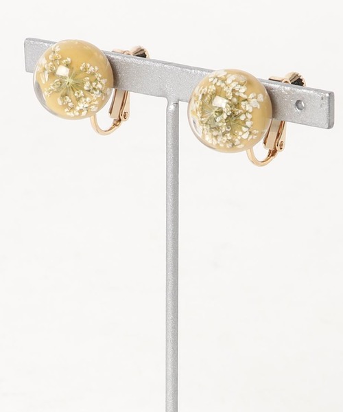 カヤ（カヤ）の「【カヤ】色かすみイヤリング（イヤリング・レディース・ネイビー/グレー/レッド/ピンク/ターコイズブルー/イエロー・FREE）」の4枚目の写真