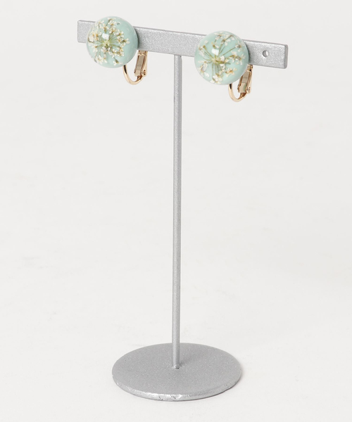 カヤ（カヤ）の「【カヤ】色かすみイヤリング（イヤリング・レディース・ネイビー/グレー/レッド/ピンク/ターコイズブルー/イエロー・FREE）」の8枚目の写真