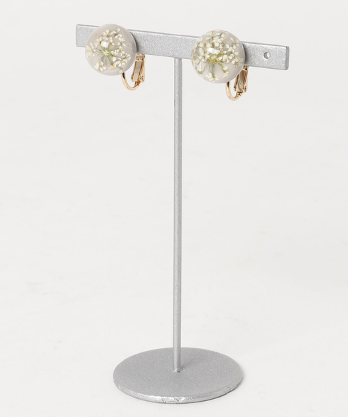 カヤ（カヤ）の「【カヤ】色かすみイヤリング（イヤリング・レディース・ネイビー/グレー/レッド/ピンク/ターコイズブルー/イエロー・FREE）」の9枚目の写真