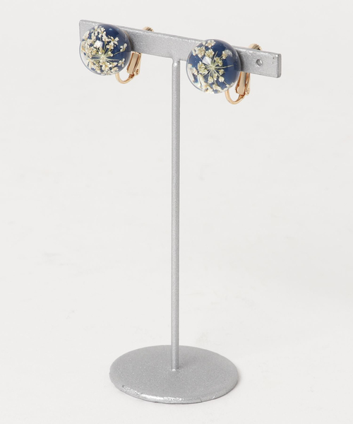 カヤ（カヤ）の「【カヤ】色かすみイヤリング（イヤリング・レディース・ネイビー/グレー/レッド/ピンク/ターコイズブルー/イエロー・FREE）」の10枚目の写真