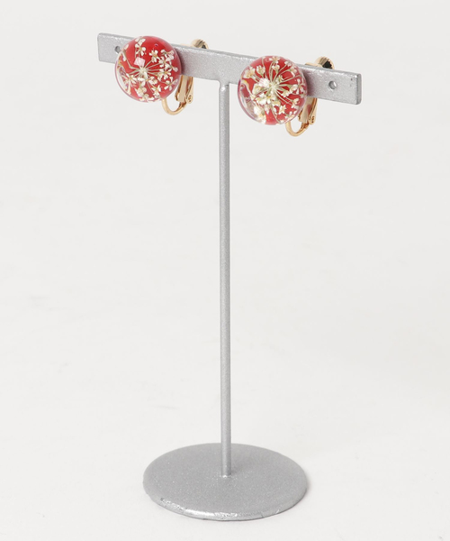 カヤ（カヤ）の「【カヤ】色かすみイヤリング（イヤリング・レディース・ネイビー/グレー/レッド/ピンク/ターコイズブルー/イエロー・FREE）」の12枚目の写真