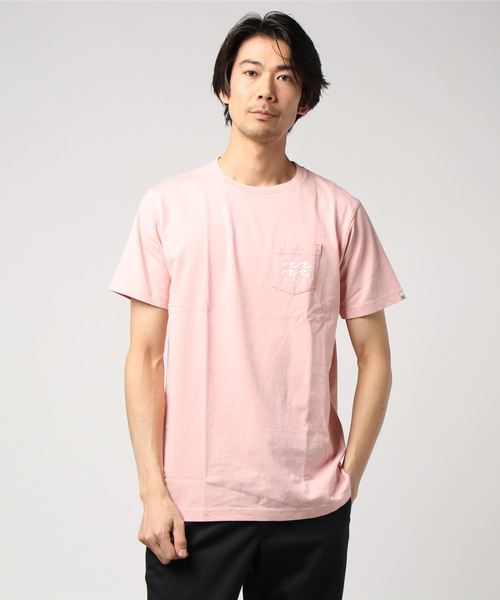 BILLABONG(ビラボン)の「半袖Tシャツ BILLABONG DESI AJ011-292(Tシャツ/カットソー・メンズ・ホワイト/ネイビー/ピンク・S/M/L)」の3枚目の写真
