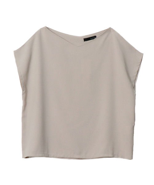 &g'aime(アンジェム)の「【&g'aime】チュールレイヤードブラウス(Tシャツ/カットソー・レディース・ブラック/ライトベージュ・FREE)」の14枚目の写真