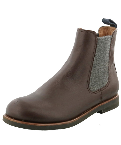 あしながおじさん（アシナガオジサン）の「〈あしながおじさん〉サイドゴアブーツ（ブーツ・レディース・ダークブラウン/ブラック・23.5cm/24.5cm/23.0cm/24.0cm/22.5cm）」の4枚目の写真