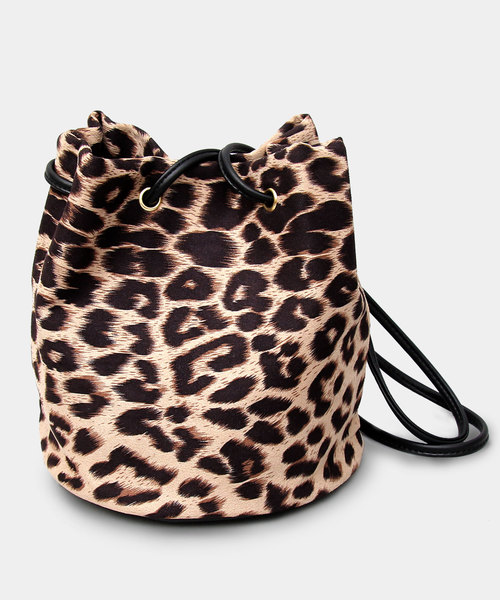 A.M.S.（エーエムエス）の「【A.M.S./エーエムエス】 レオパード 巾着バッグ / ミニショルダーバッグ（ショルダーバッグ・レディース・ブラウン系その他/ベージュ系その他・FREE）」の3枚目の写真