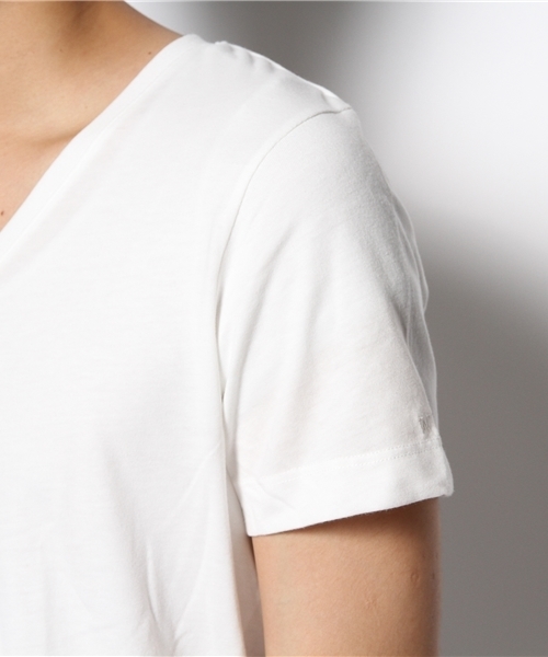 RATTLE TRAP(ラトルトラップ)の「【wjk】VネックTシャツ(Tシャツ/カットソー・メンズ・ホワイト/ブラック/ピンク/サックスブルー/イエロー・LARGE/SMALL/MEDIUM)」の12枚目の写真