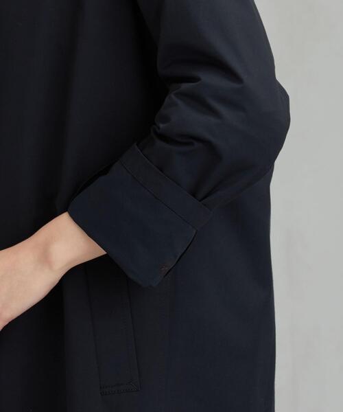 green label relaxing(グリーンレーベルリラクシング)の「◆SC T/C ステンカラ-コート(ステンカラーコート・レディース・オレンジ/ケリー/ベージュ/ネイビー/ライム・40/42/38/36/44)」の11枚目の写真