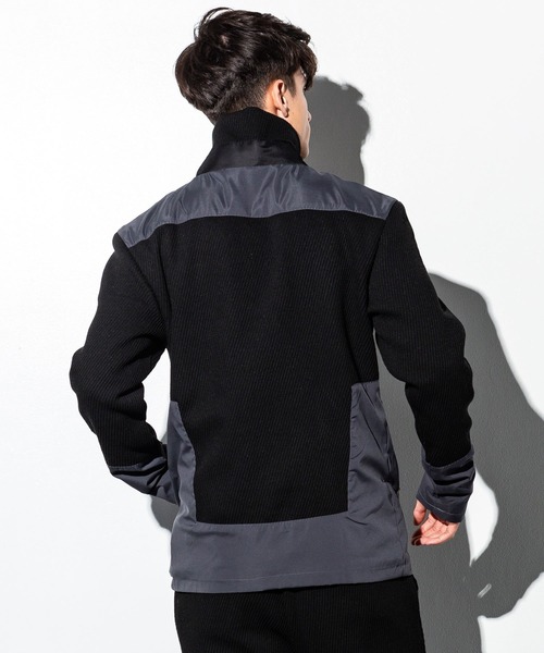 hummel(ヒュンメル)の「直営店・WEB限定 hummel(ヒュンメル)異素材コンビブルゾン(ブルゾン・メンズ・ブラック/グレー・SMALL/MEDIUM/LARGE/X-LARGE)」の10枚目の写真