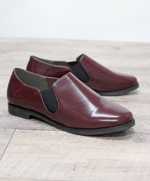 LibertyDoll（リバティードール）の「Liberty Doll / マニッシュスリッポンシューズ(5515)（スリッポン・レディース・ブラック/ブラック系その他/ブラウン/ワイン・M/L/LL/S）」の4枚目の写真